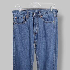 Levi’s 505 Straight Leg Jeans 32x34 Blue Denim Classic Fit Men’s